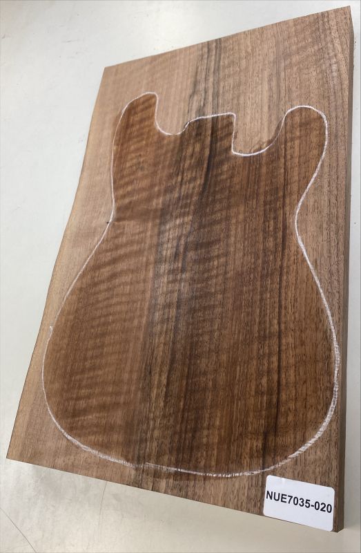 Body European Walnut AA, 1-pc. Unique-Piece #020